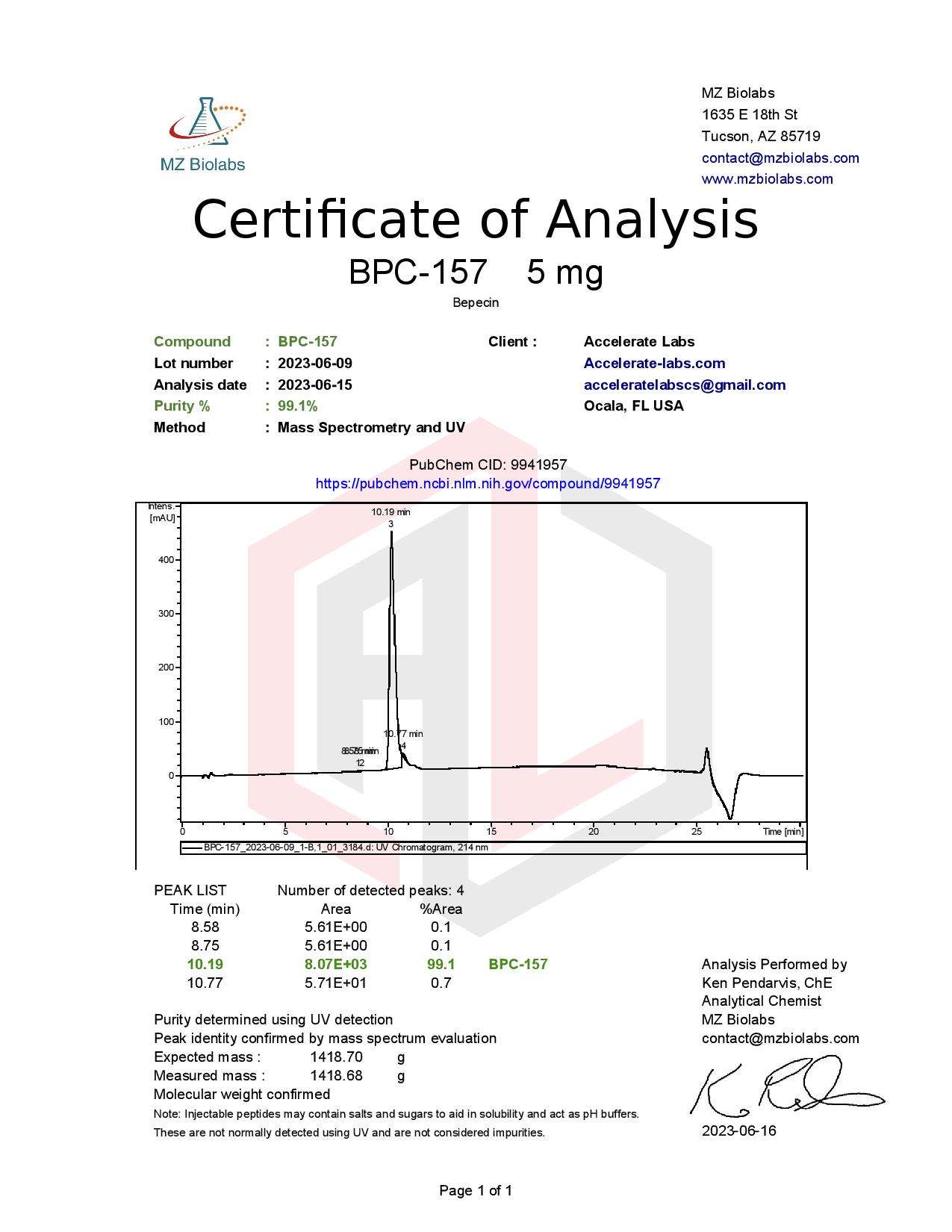 BPC-157 5MG